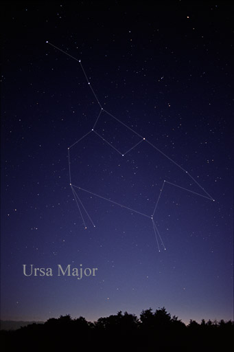 The constellation Ursa Major